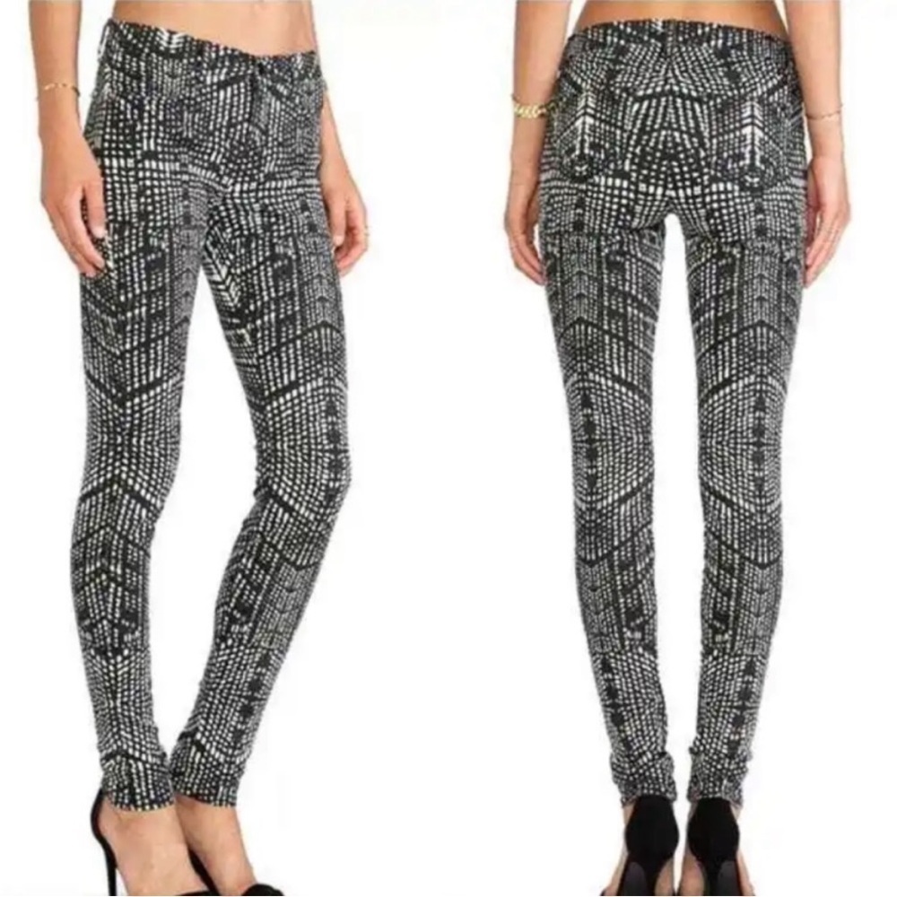 EUC J. Brand Patterned Skinny Jeans